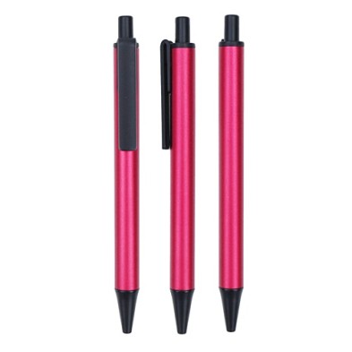 Push type metal pen