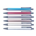 Push type metal pen