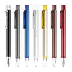 Flat metal pen