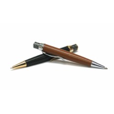 Leather corporate metal pen