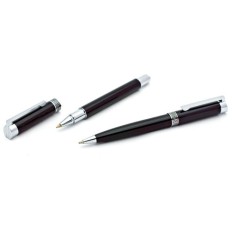corporate metal pen  with spring clip