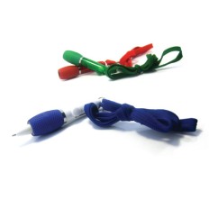 Plastic Ball Pen with Strap