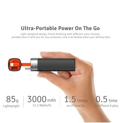 MIPOW PowerTube充電器3000mAh-SPL06