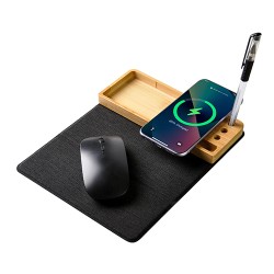 MousePad Wireless Charger With LED Logo