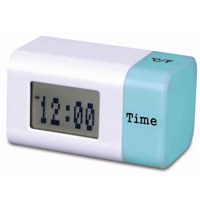 Rotating LCD clock