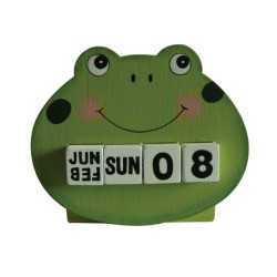 Deaktop Perpetual Cartoons Wooden Calendar