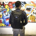 Sustainable lightweight packable messenger backpack Venturer - BrandCharger