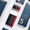 KACO PURE書源0.5彩色中性筆5件套裝