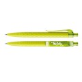 Prodir QS01 Plastic Push Transparent Polished Ball Pen with Plastic Clip