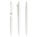 Prodir QS01 Plastic Push Transparent Polished Ball Pen with Plastic Clip