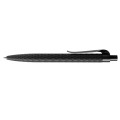 Prodir QS01 Plastic Push Transparent Polished Ball Pen with Plastic Clip