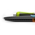 Prodir QS03 Plastic Push Transparent Polished Ball Pen with Plastic Clip