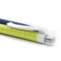 Prodir QS04 Plastic Push Transparent Polished Ball Pen with Plastic Clip