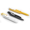 Prodir QS04 Plastic Push Transparent Polished Ball Pen with Plastic Clip