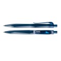 Prodir QS20 Plastic Push Transparent Polished Ball Pen (with Plastic Clip)