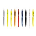 Prodir QS20 Plastic Push Transparent Polished Ball Pen (with Plastic Clip)