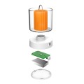 MiLi 3D Flameless LED Rechargeable Atmosphere Candle Lamp