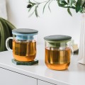 PO Glass Strainer Tea Cup 350ml