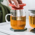 PO Glass Strainer Tea Cup 350ml