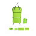 Panon-Ice green folding shopping cart