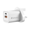 Verbatim 2 Port 33W PD & QC 3.0 GAN Charger