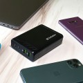 Verbatim 4 端口 100W PD & QC 3.0 GAN 充電器-交流電源線