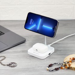 Verbatim Qi 3-in-1 15W MagSafe Wireless Charging Stand