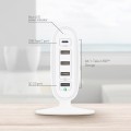 U.Bull 5-USB Charging Station(Type-C +Q.C 3.0)-UM5FTC