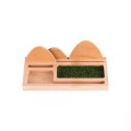 Bamboo Wood Office Desk Organizer Mobile Phone Stand