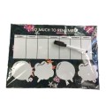 Silicone writing and drawing board