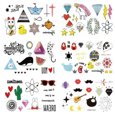 Perfume Tattoo Sticker