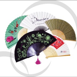 Advertising Chinese bamboo fan