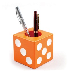 Dice fancy pen holder