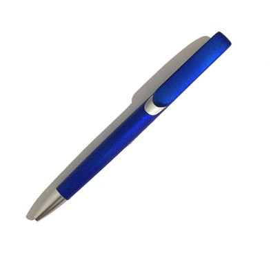 Plastic push ballpoint pen