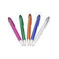 Plastic push ballpoint pen