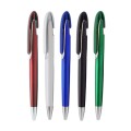 Plastic push ballpoint pen