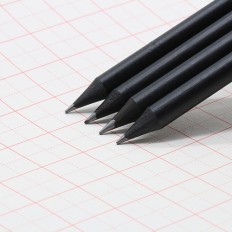 Black Wood Pencil With Eraser