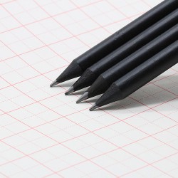 Black Wood Pencil With Eraser