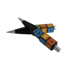 Promotional rotating cubes pen