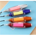 Plastic Memo Pen With Led Light