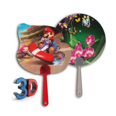 3D Lenticular promotion PP Fan