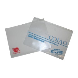 Plastic zipper envelope