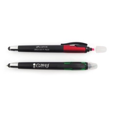 Promotional plastic TOUCH pen with highlighter