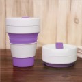 Foldable Portable Silicone Travel Coffee Mug 355ml