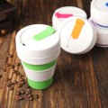 Foldable Portable Silicone Travel Coffee Mug 355ml