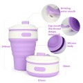 Foldable Portable Silicone Travel Mug 350ml