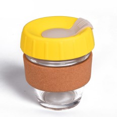 Reusable Coffee Cup with Natural Cork Band 340ml