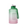 Gradient Color Sports Water Bottle 2.2L