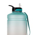 Gradient Color Sports Water Bottle 2.2L