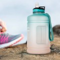 Gradient Color Sports Water Bottle 2.2L